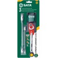 SATA ST09075 - 3 Pc. Metric Double Combination Ratcheting Wrench Set