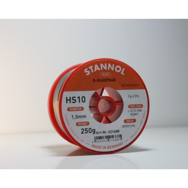 Stannol HS10 Ø1.5/250 - 521688